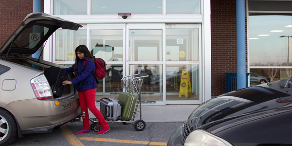 Farah at Airport